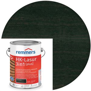 Remmers Holzlasur HK-Lasur 3in1 plus, 2,5l, außen, wetterfest, ebenholz
