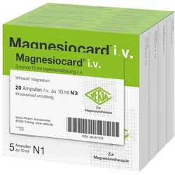 MAGNESIOCARD i.v. Injektionslösung 20X10 ml