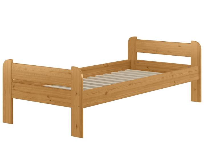 Einzelbett Echtholzbett Kiefer Massiv 90 x 200 cm