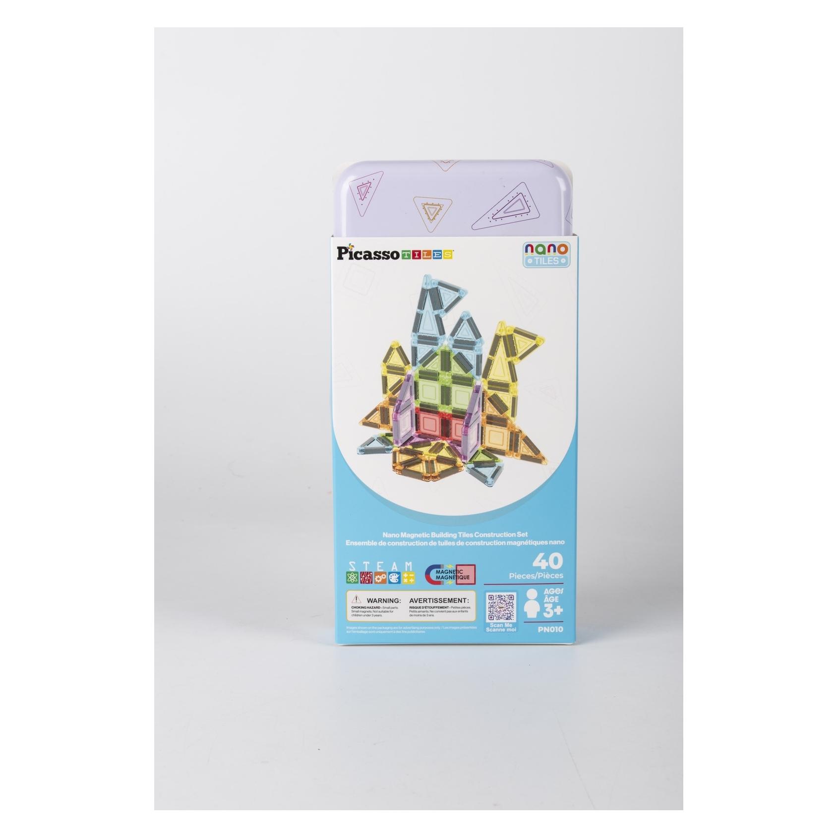 Default Magnetic Nano Tiles set 40 pcs in tin box (PN010)