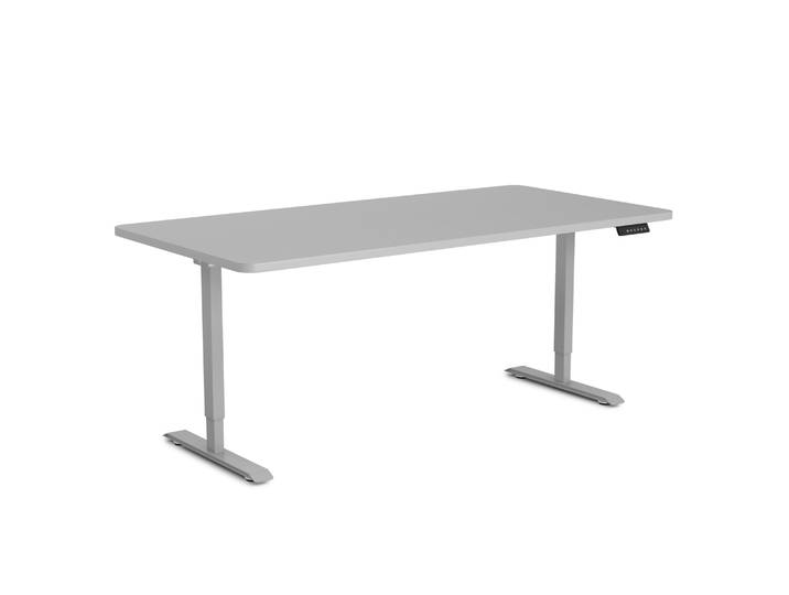 Stehpult elektrisch PREMIUM grau 160 x 80 cm
