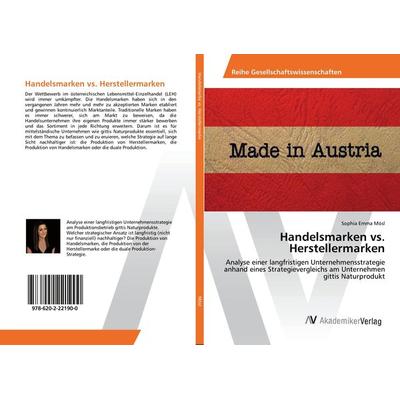Handelsmarken vs. Herstellermarken, Taschenbuch von Sophia Emma Mösl, AV Akademikerverlag, 978-620-2-22190-0
