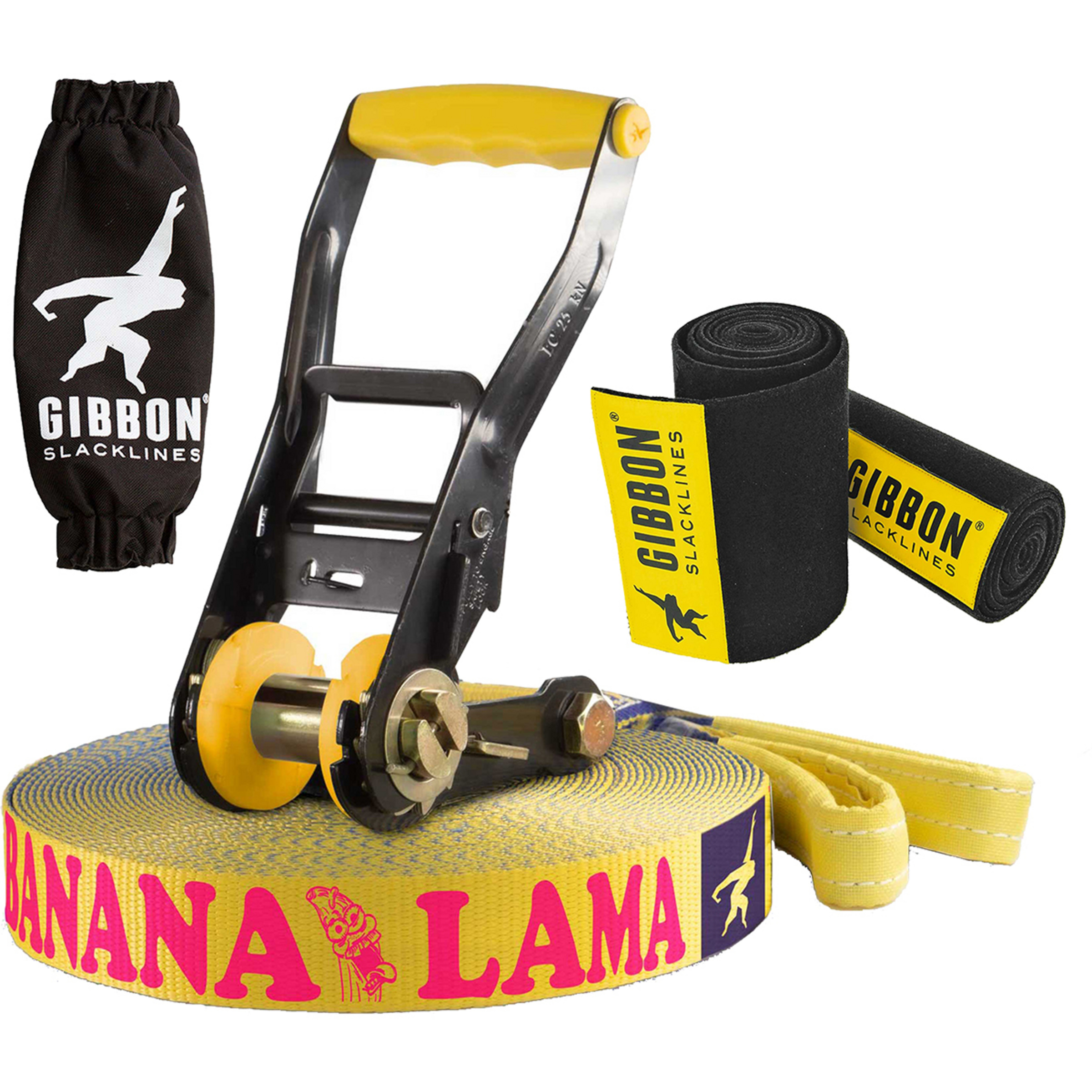 Gibbon Slacklines Bananalama Treewear Set Slacklines gelb Training & Fitness