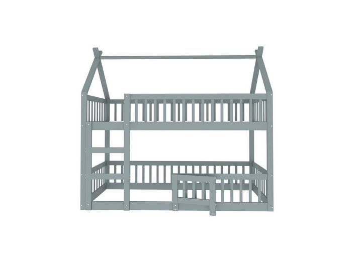 Odikalo Etagenbett Kinderbett Familienbett Treppe Loft Design Massivholzbett Rahmen90/140