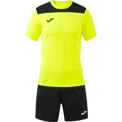 JOMA Phoenix II Trikot + Shorts Set 061 - neongelb/schwarz M