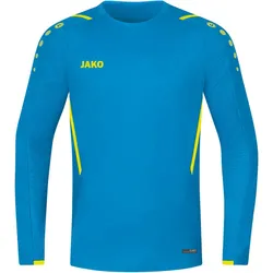 JAKO Challenge Sweatshirt Kinder JAKO blau/neongelb 116