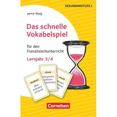 Das schnelle Vokabelspiel - Französisch - Lernjahr 3/4, Zubehör von Janna Weiss, Cornelsen Pädagogik, 978-3-589-16747-0