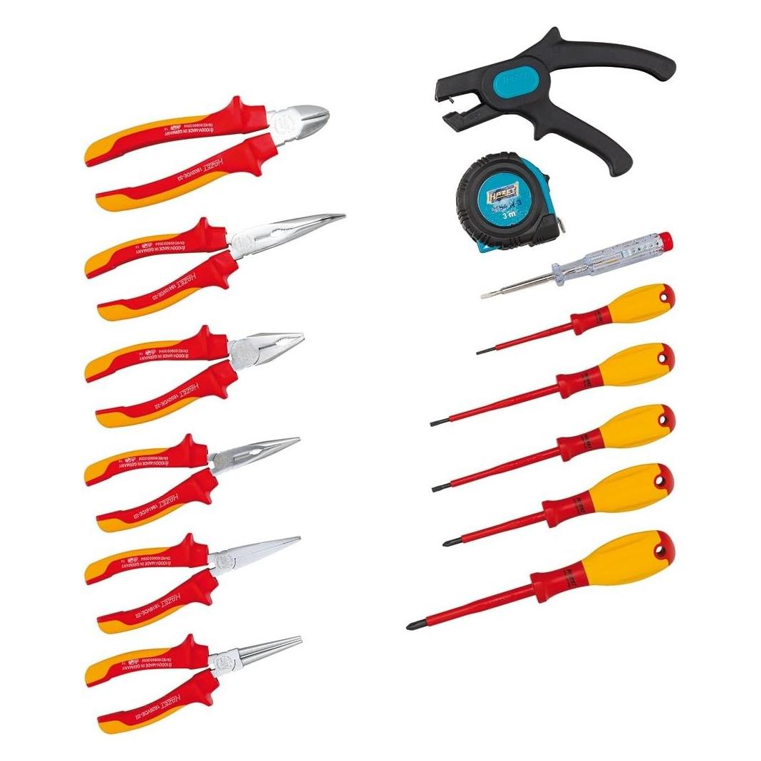 Hazet Werkzeug Sortiment schutzisoliert 0-20/14 0,4 x 2,5 - 0,8 x 4 PH1 - PH2 Anzahl Werkze... (Schlitz) (0-20/14)