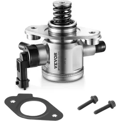 VEVOR Hochdruck-Kraftstoffpumpe mit Dichtung und Schrauben, kompatibel mit Buick LaCrosse, Regal, Verano, Chevrolet Captiva Sport, Equinox, Impala, Malibu, GMC Terrain 2010–2017 L4 2,4 l, Edelstahl