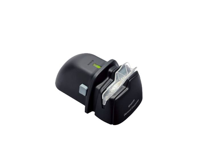 Elektronischer Premium Diamant-Messerschärfer „Franjo“ Schwarz Kyocera