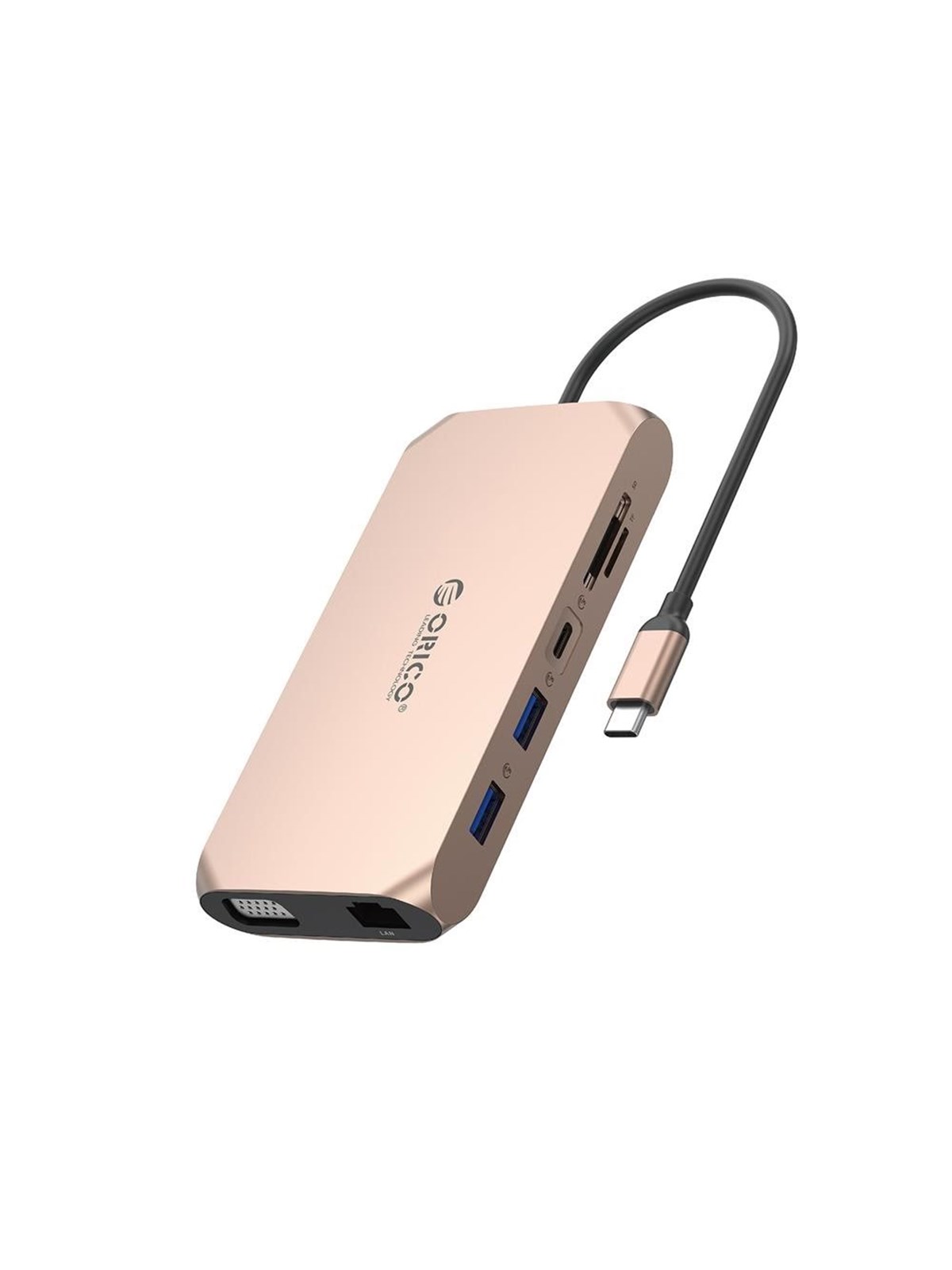 ORICO XCR 12in1 USB-C Docking Station USB-Hubs - USB 3.1 - 12