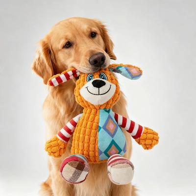 Interactive Squeaky Plush Toy Bite Resistant Puzzle Chew For Dental Health & Enrichment Interactive Squeaky Plush Toy Bite Resistant Puzzle Chew For Dental Health & Enrichment