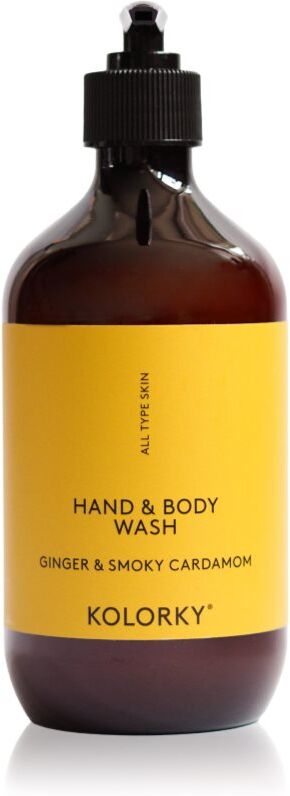 Kolorky Hand & Body Wash gel lavant mains et corps Ginger & Smoky Cardamom 490 ml
