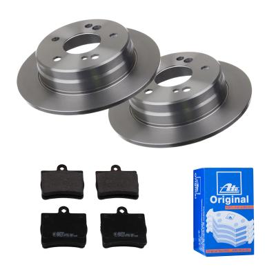 ATE Bremsensatz, Scheibenbremse 1420-21925 Hinterachse voll 258mm 9mm für Mercedes