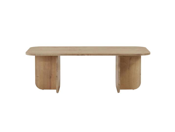 Habitat Garten Couchtisch akira Braun, Eichefarben, 120x41x60 cm, Wohnzimmer, Wohnzimmertische, Couchtische