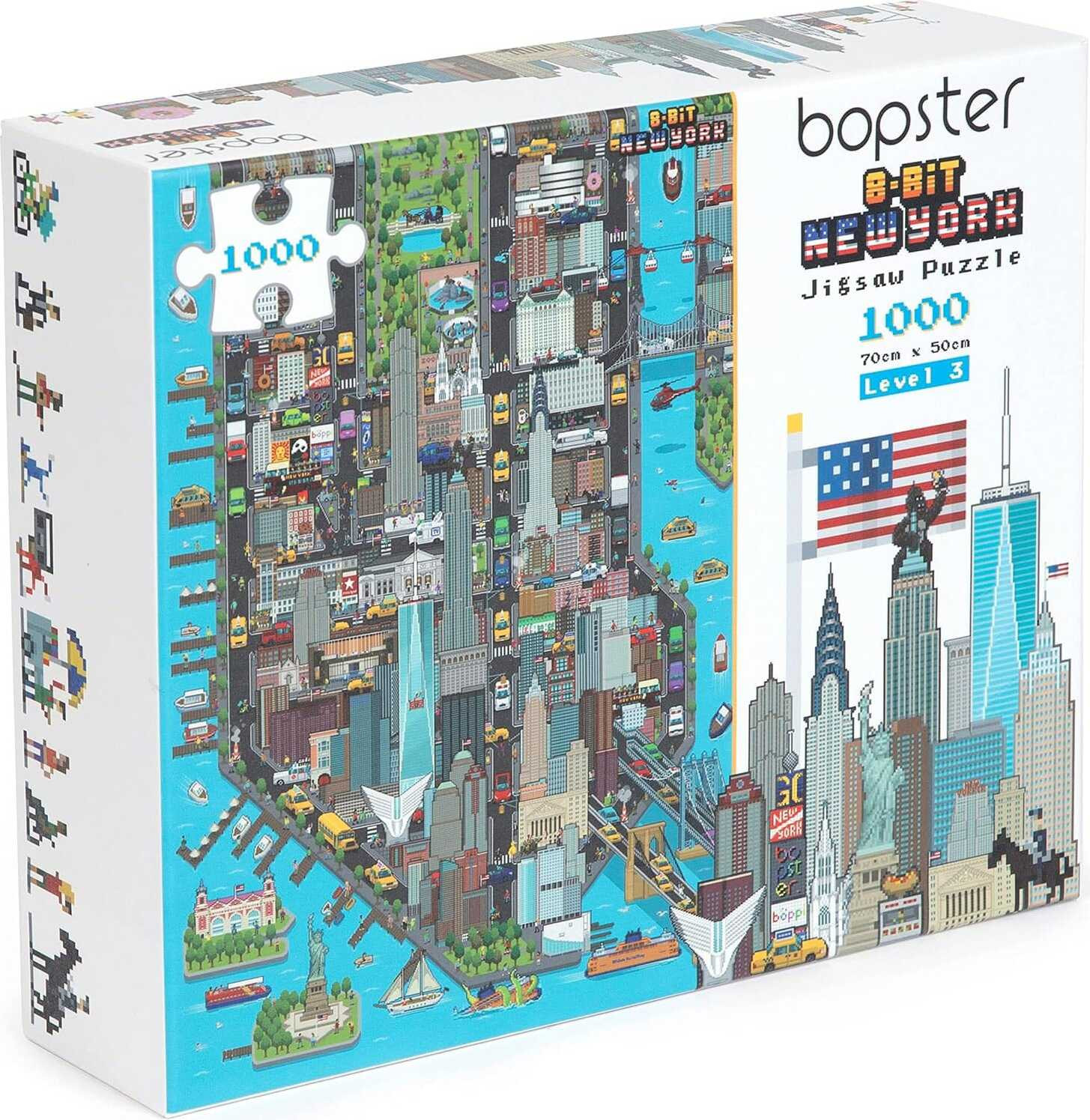 8-bit Pixel Puzzel New York Niveau 3 1000 stukjes van Click Europe