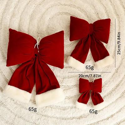 Inspired Living Premium Flocked Christmas Ball Ornaments Elegant Christmas Tree Decorations & Window Display Ornaments 3pcs