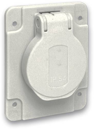 Schneider Electric PKS61G Einbau-Steckdose IP54, IK08 Grau