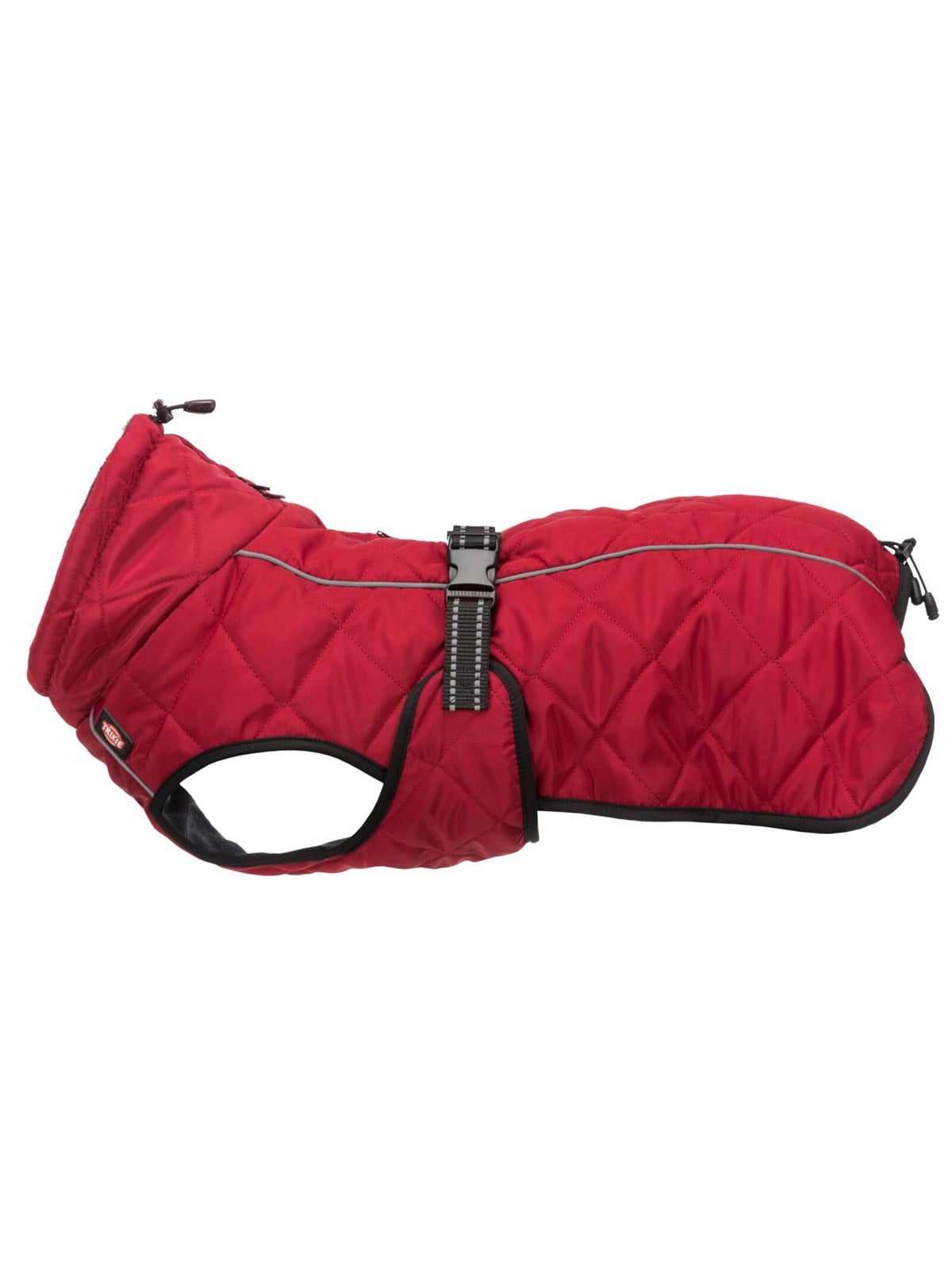Trixie Minot Dog Coat Red Size M Stomach Circum: 44-70cm Back Length: 45cm