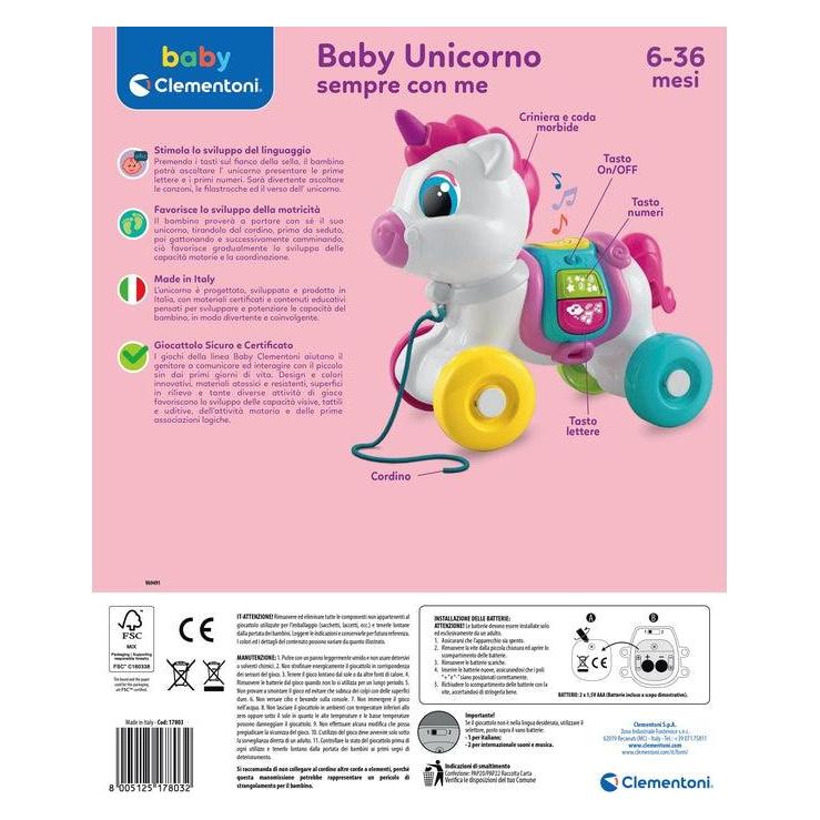 Clementoni Baby Unicorn Always with Me (17803)