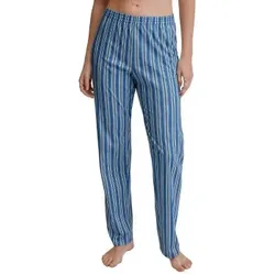 Calida Favourites Sleep Long Pants Blaugestreift Baumwolle X-Small Damen