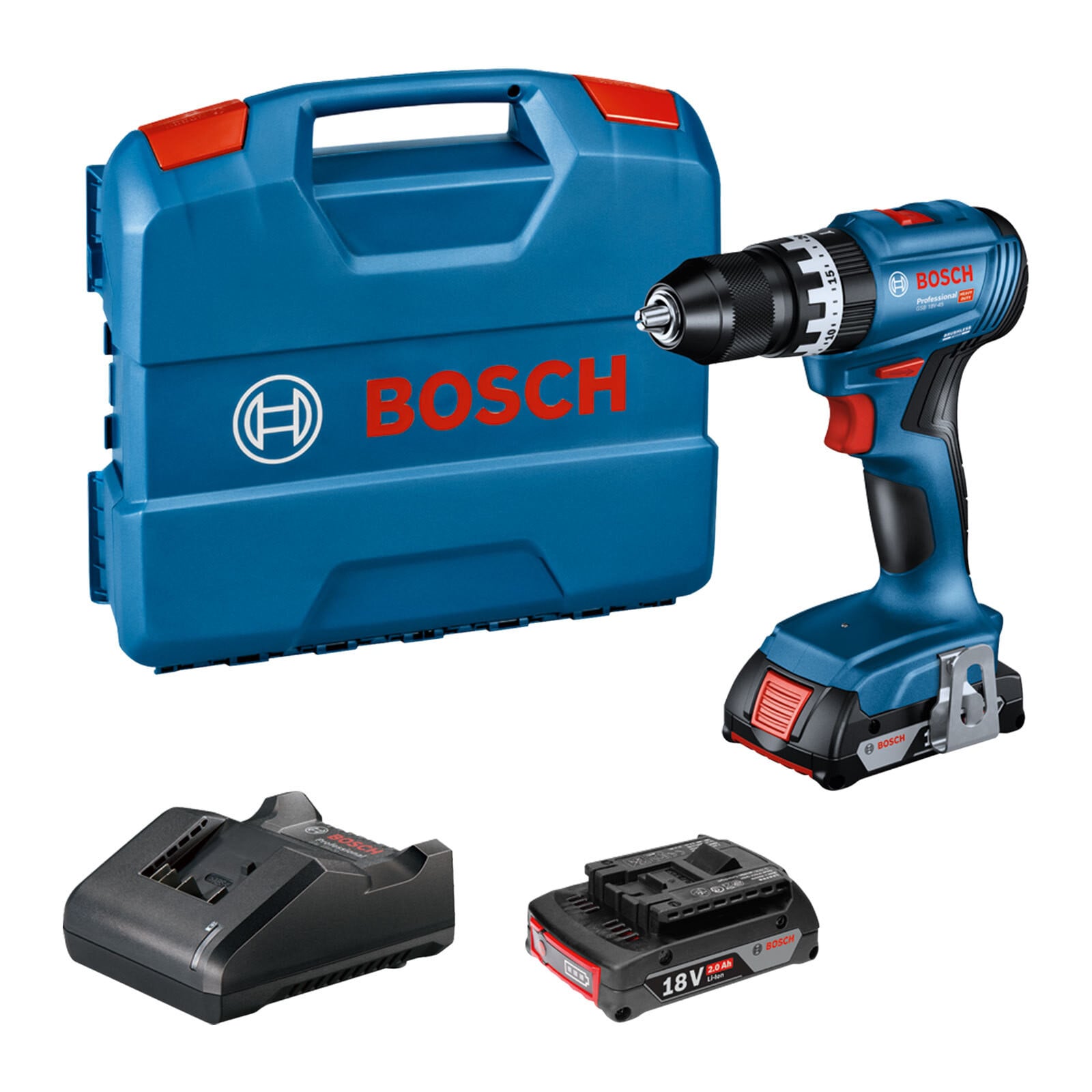 Bosch GSB 18V-45 Akku-Schrauber-Set 18,0 V 06019K3302