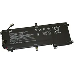 BTI 849313-850-BTI (3 Zellen, 4500 mAh), Notebook Akku, Schwarz