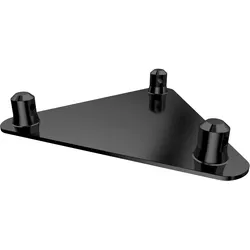 Global Truss F33 Bodenplatte Stage Black, 3-Punkt inkl. Verbinder