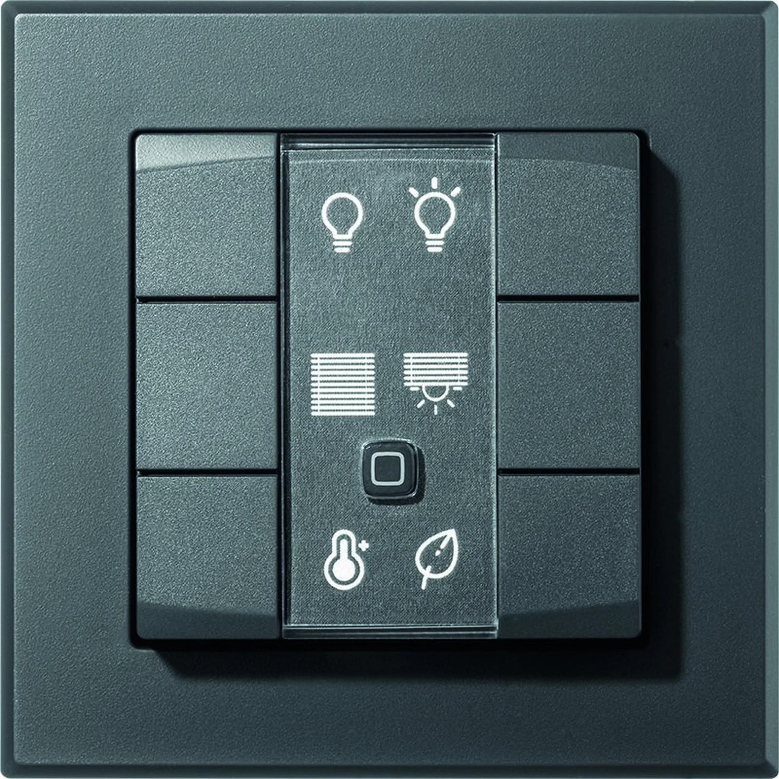 Homematic Wandbediening, 6-voudig, antraciet