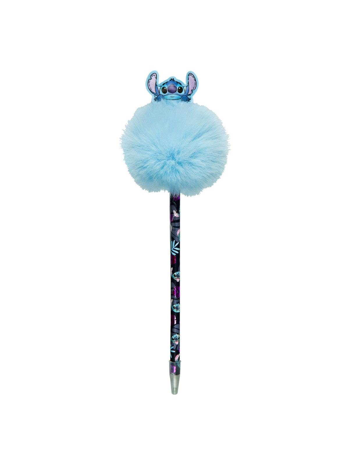 Disney Stitch Ballpoint Pen with Pom Pom