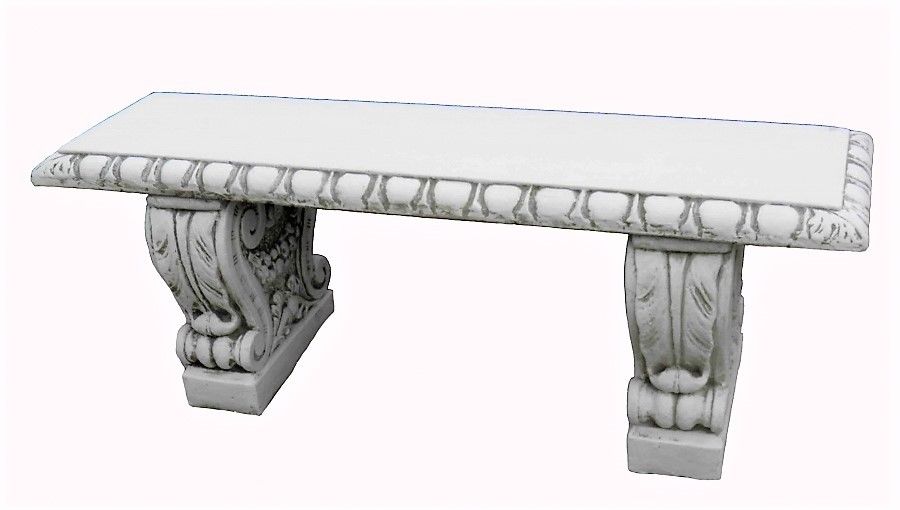 ANTIKES WOHNDESIGN Garten Sitzbank AWD-GB-005 B:125cm H:44cm