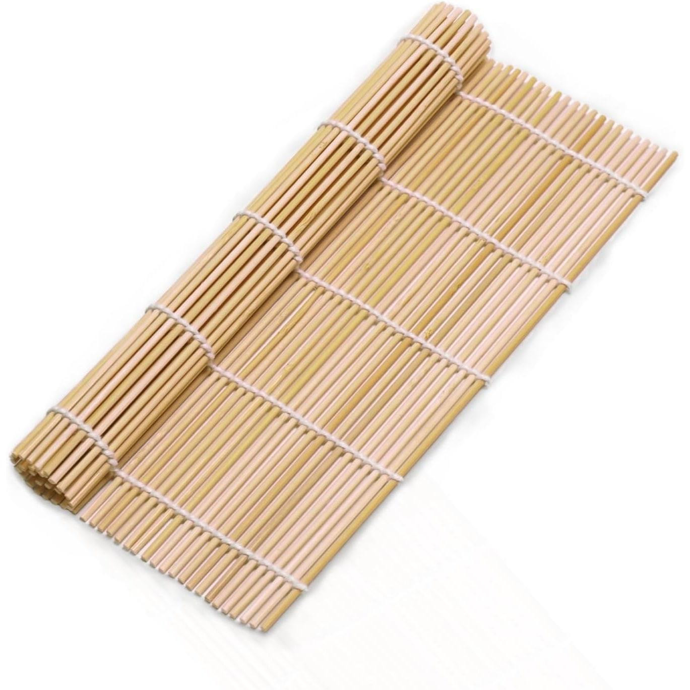 Bamboe sushi mat voor maki sushi, bruin, 24 x 24 cm