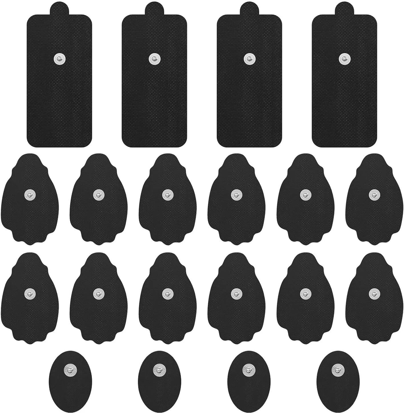 INF Elektrotherapie-Pads zur Schmerzlinderung Schwarz