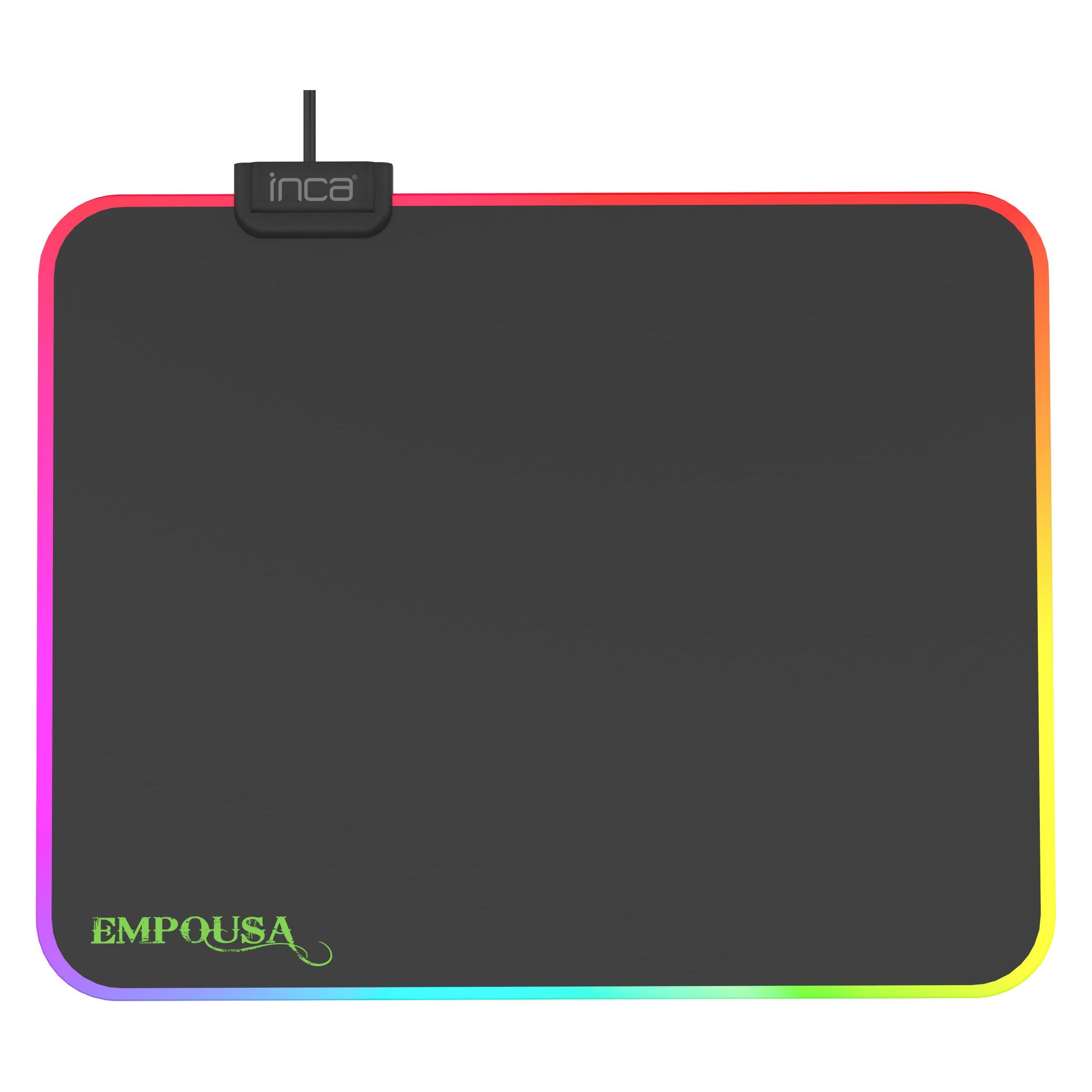 Inca Gaming Mauspad IMP-024 RGB 7 LED, 320x270x3 (IMP-024)