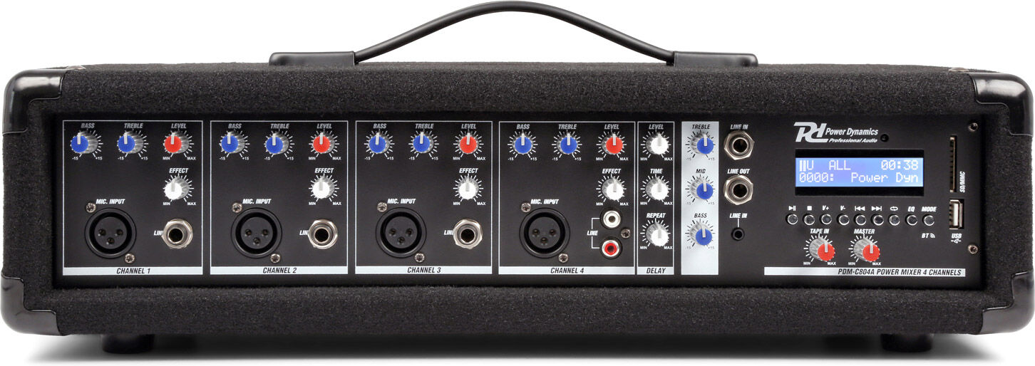 Power Dynamics Pdm-C405a 4-Kanal-Mischpult Mit Verstärker