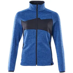 MASCOT Damen Strickpullover mit Reißverschluss ACCELERATE Azurblau / Schwarzblau XXL - 18155-951-91010-2XL - Azurblau / Schwarzblau