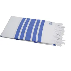 my Hamam Hamamtuch Strandtuch Badetuch & Saunatuch "Fisch" weiß blau