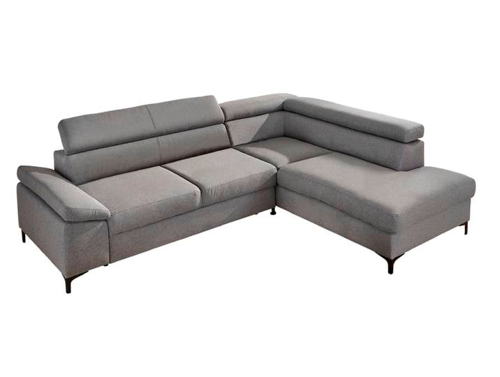 Ecksofa LONIGO 247 x 196 cm grau