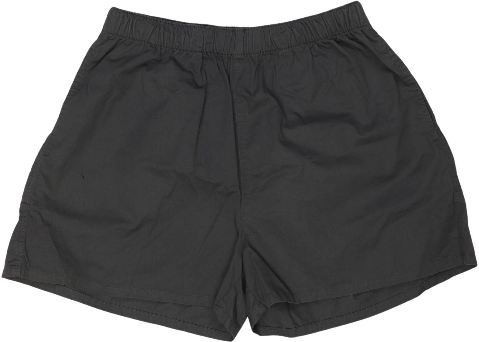 Colorful Standard Damen Shorts, Schwarz, Gr. M, Baumwolle - Second Hand