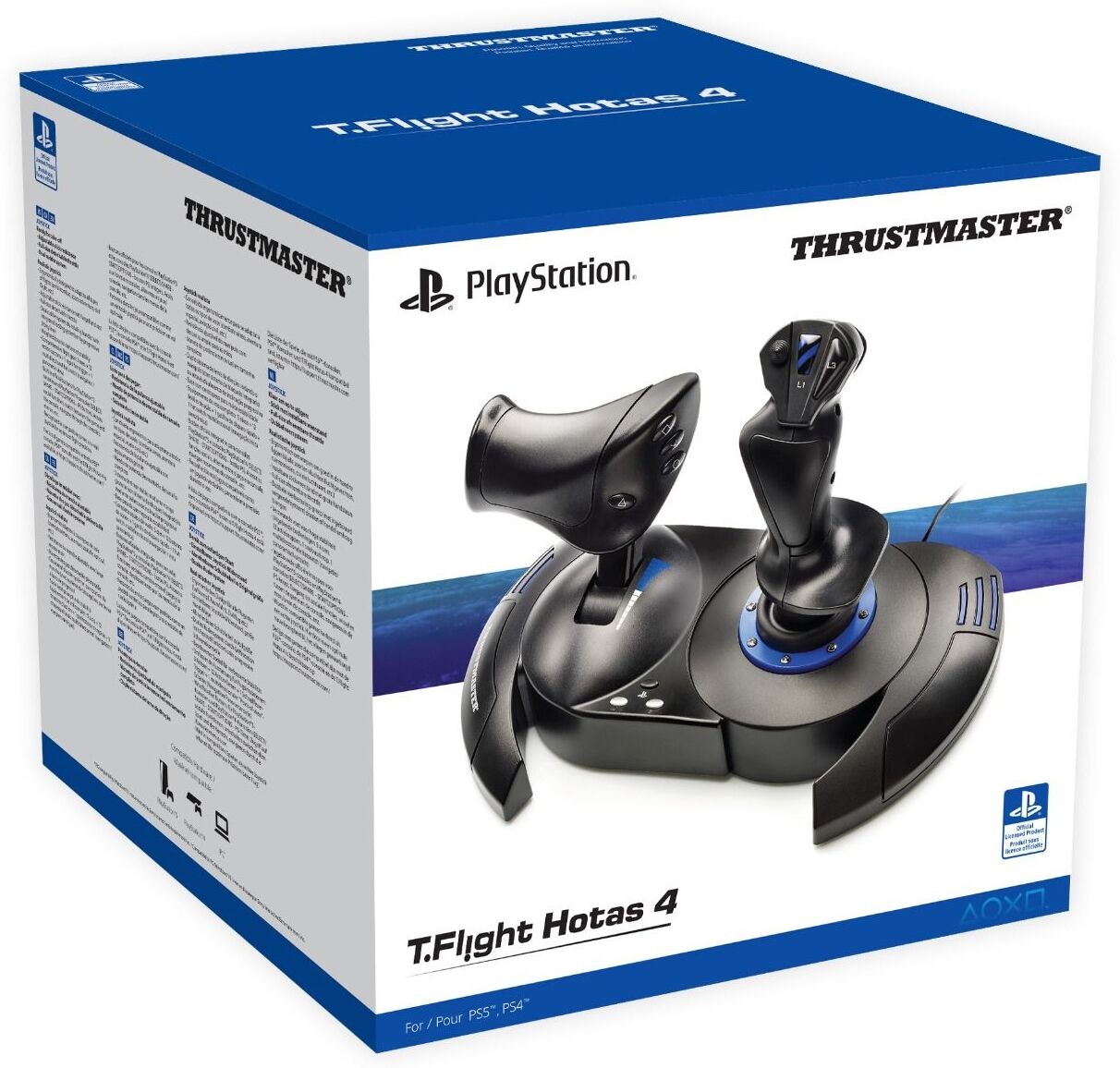 T-Flight Hotas 4 Lentosimulaattori Joystick PS5 PS4 ja PC Thrustmaster
