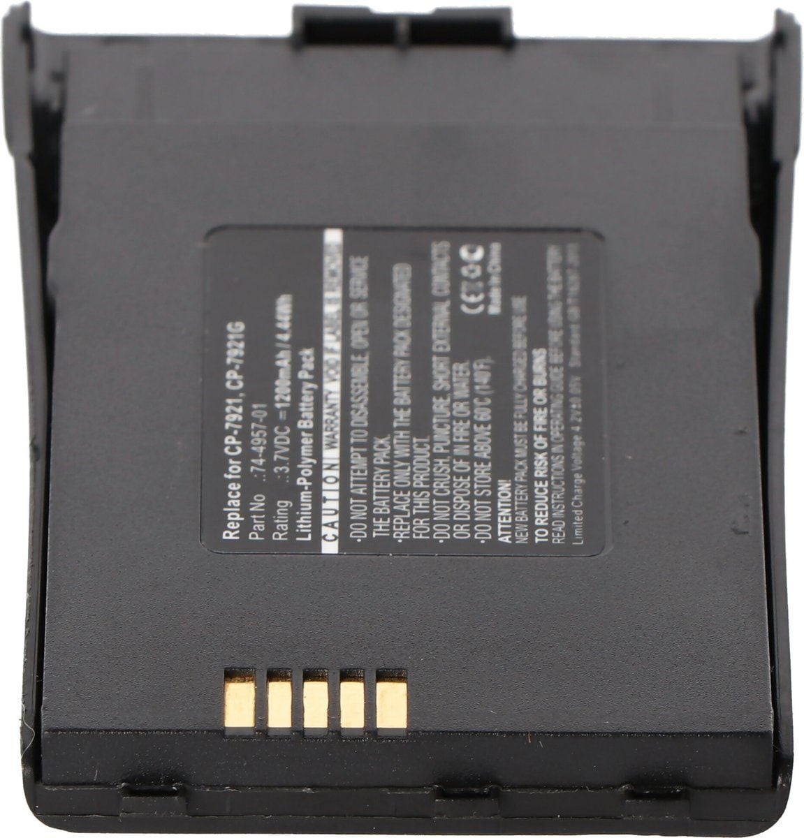 Batterij voor Cisco CP-7921 en CP-7921G Unified, 2000mAh, 74-4957-01, 74-4958-0