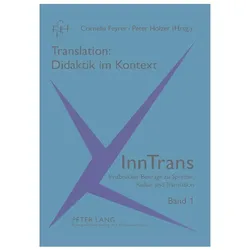 Translation: Didaktik im Kontext, Fachbücher von J Holzer, Cornelia Feyrer