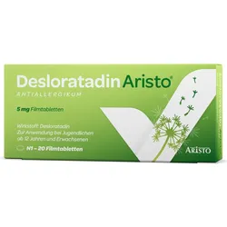 Desloratadin Aristo® 5 mg Antiallergikum 20 St