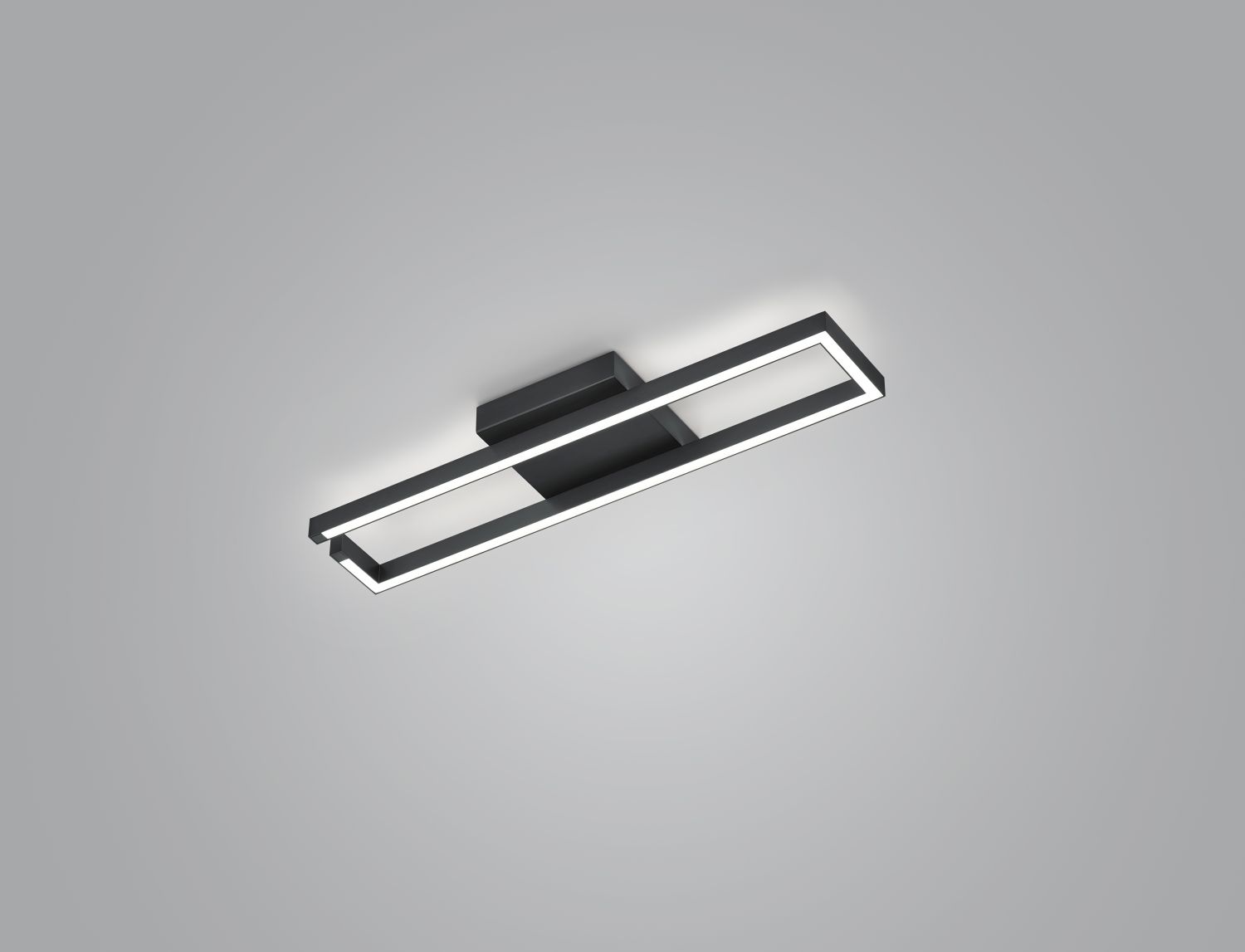 GKS Knapstein LED-Deckenleuchte YOKO 70cm schwarz 91.365.07 4250035831025