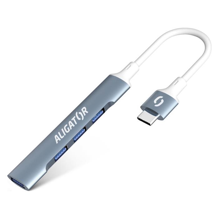Aligator Hub USB-C / 4X USB (USB-C, 4 Ports) (AHUB002)