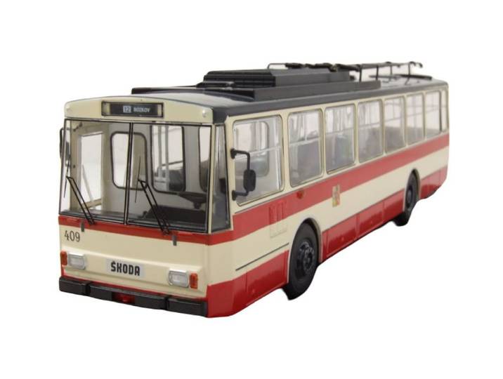 Premium ClassiXXs Modellauto Skoda 14TR Bus Pilzen CZ beige rot, Maßstab 1:43