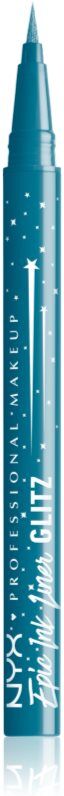 NYX Professional Makeup Epic Ink Glitz metallic eyeliner shade Tapered Twinkle 1 ml