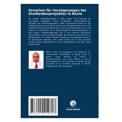 Ursachen für Verzögerungen bei Strassenbauprojekten in Kenia, Fachbücher von Msafiri Seboru