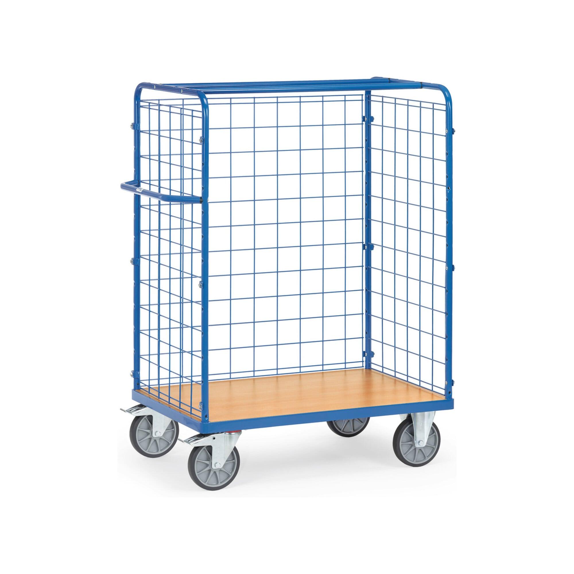 fetra Paketwagen 8481-1 Drahtgitterwänden - Tragkraft 600kg TPE-Reifen)
