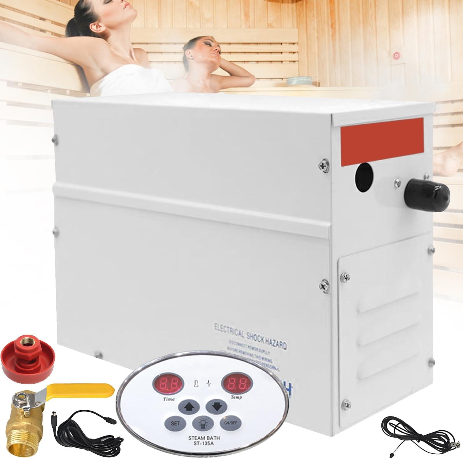 Selius Sauna Stoomgenerator 3 kW - 220 V - RVS Verwarmingsbuis - Voor Badkamer en Spa